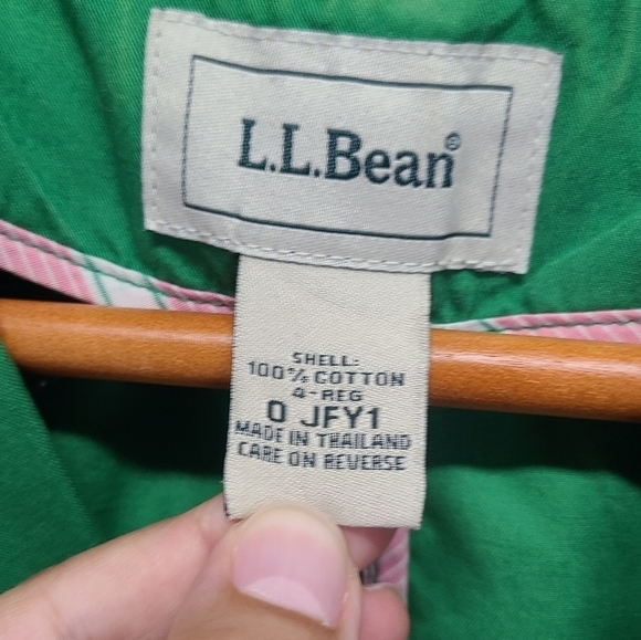 L.L.BEAN Vintage Green Lady Jacket Size 4 - Picture 3 of 10